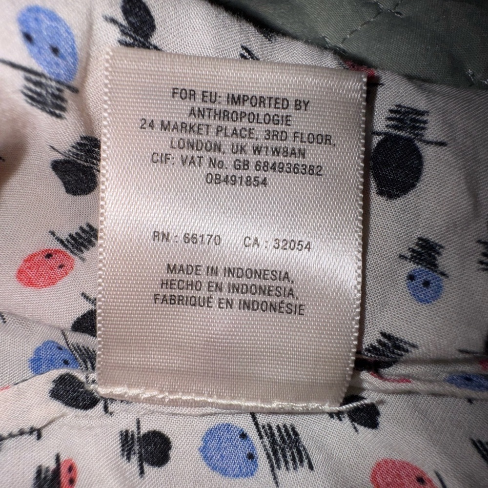 Anthropologie Maeve Womens Calia Pintuck Printed Tunic blouse. Size 6. EUC - Picture 12 of 12